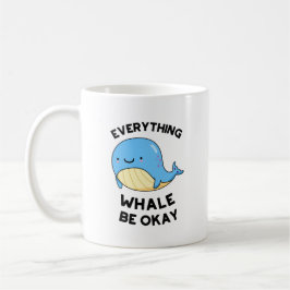 Alles, was Whale in Ordnung Funny Whale Puff Kaffeetasse