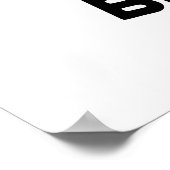 Alles, was Whale in Ordnung Funny Whale Puff Poster (Ecke)