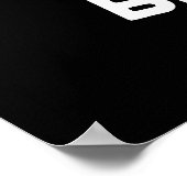 Alles, was Whale okay lustigen Wal Pun Dark BG Poster (Ecke)