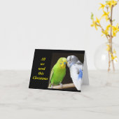 "ALLES, WAS WIR BRAUCHEN, IST ETWAS MISTLETOE." KARTE (Gelbe Blume)