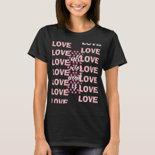 Alles was wir brauchen ist Liebe Schwarz T-Shirt m