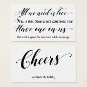 Alles, was wir brauchen, ist Liebe Wedding & Event (Vorne & Hinten)