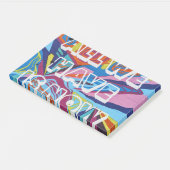 Alles, was wir jetzt haben post-it klebezettel (angewinkelt)