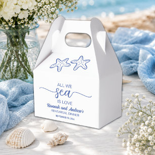 Alles, was wir sehen, ist Liebe Seestern Probedinn Geschenkschachtel