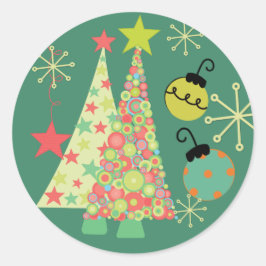 Alles Weihnachtsgeschenk Runder Aufkleber