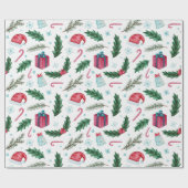 alles Weihnachtspapier Geschenkpapier (Flach)