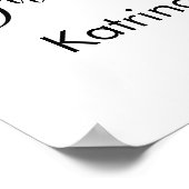 Alles, weil zwei Leute die richtige sonnige Hochze Poster (Ecke)