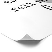 alles weil zwei Menschen fielen in der Liebe moder Poster (Ecke)