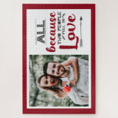 Alles, weil zwei Menschen in Liebe gefallen sind Puzzle (Vertikal)