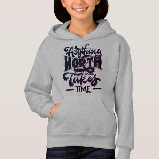 Alles wert hoodie (Vorderseite)