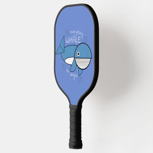 Alles Whale ist in Ordnung Pickleball Schläger (Links)