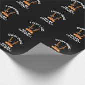 Alles wird Croquet Sport Pub Dark BG Geschenkpapier (Ecke)