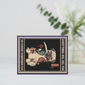 Alles wird dich töten Hunde-Postkarte Postkarte (Stehend Vorderseite)