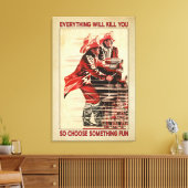 Alles wird dir das Feuerwehrposter der Leinwand um (Insitu (Wohnzimmer))