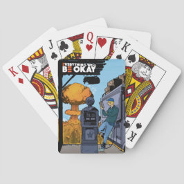 Alles wird gut laufen und Karten spielen Spielkarten