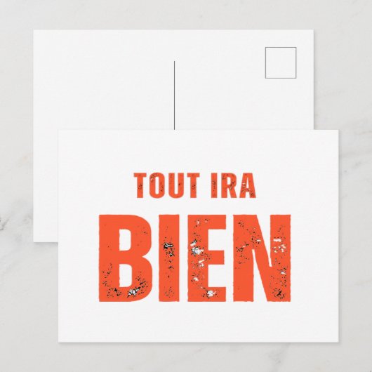 Alles wird gut postkarte (Vorne/Hinten)