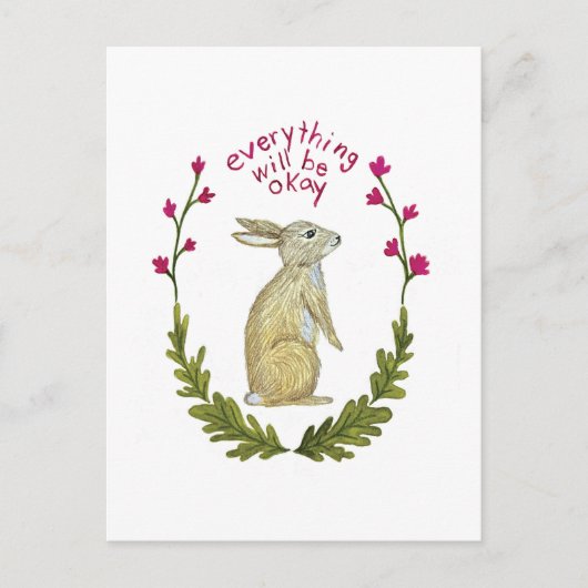 Alles wird gut Postkarte (Vorderseite)