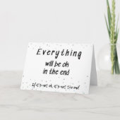 Alles wird gut sein karte (Vorderseite)