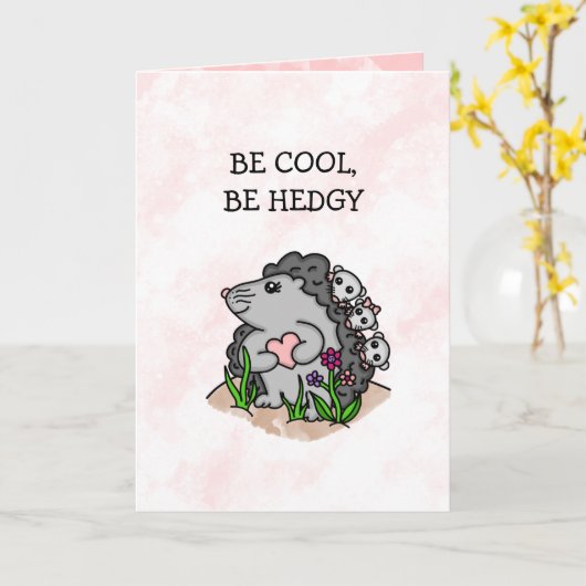 Alles wird gut sein karte (Gelbe Blume)