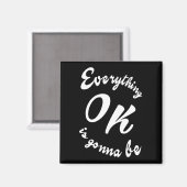 Alles wird gut sein magnet (Vorderseite/Rückseite)