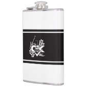 Alles wird gut sein" Motivierend grafisches T-Shir Flachmann (Links)