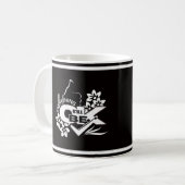 Alles wird gut sein" Motivierend grafisches T-Shir Kaffeetasse (Vorderseite Links)