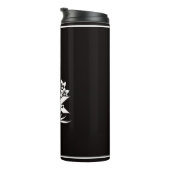 Alles wird gut sein" Motivierend grafisches T-Shir Thermosbecher (Nach rechts gedreht)