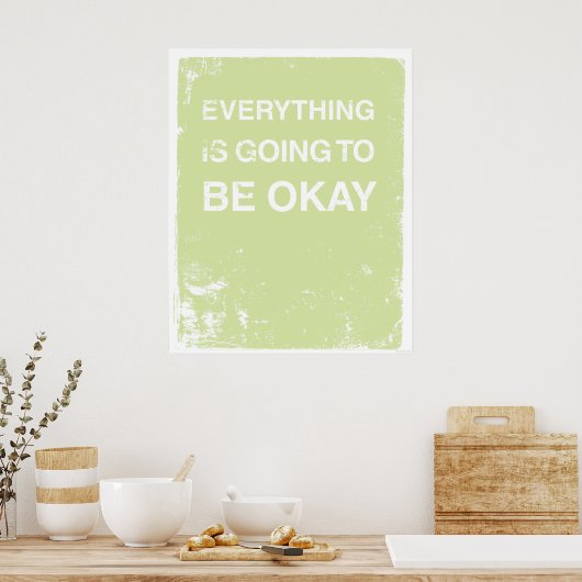 ALLES WIRD GUT SEIN POSTER (Küche)