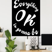 Alles wird gut sein poster (Heimbüro)