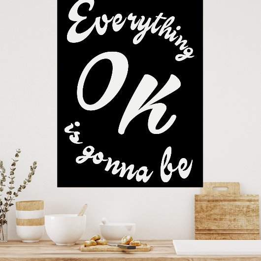 Alles wird gut sein poster (Küche)