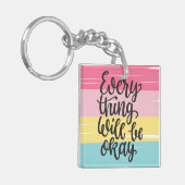 Alles wird gut sein schlüsselanhänger (Vorderseite links)