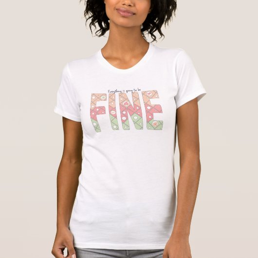 Alles wird gut Soft Pastell T-Shirt (Vorderseite)