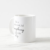 Alles Wird Gut Werden Kaffeetasse (Vorderseite Links)
