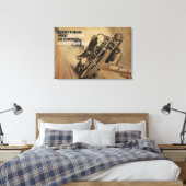 Alles wird Ihnen die Motorrad-Racing-Leinwand umbr Leinwanddruck (Insitu (Schlafzimmer))