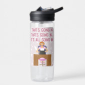 Alles wird in lustigem Retro Kitschy Gal Autor Spa Trinkflasche (Links)