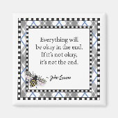 Alles wird in Ordnung Platz Magnet (Vorne)