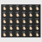 Alles wird in Ordnung sein Igel Pun Dark BG Geschenkpapier (Flach)