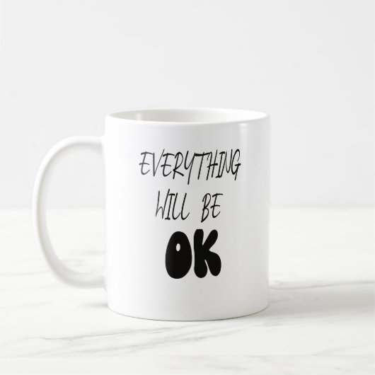 ALLES WIRD IN ORDNUNG SEIN KAFFEETASSE (Links)