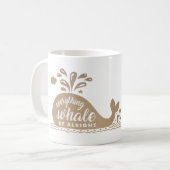 Alles wird in Ordnung sein Kaffeetasse (Vorderseite Links)