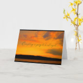 "Alles wird in Ordnung sein" Karte (Gelbe Blume)