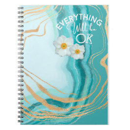 alles wird in Ordnung sein Notizblock