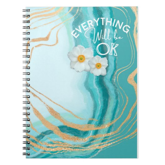 alles wird in Ordnung sein Notizblock (Vorderseite)