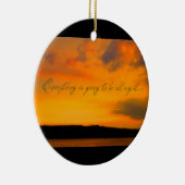 "Alles wird in Ordnung sein"-Ornament Keramik Ornament (Rechts)