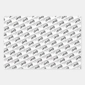 Alles wird in Ordnung sein Papierblätter zu packen Geschenkpapier Set (Vorderseite)