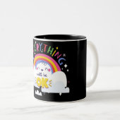 Alles wird in Ordnung sein" Rainbow Letting Tasse (VorderseiteRechts)