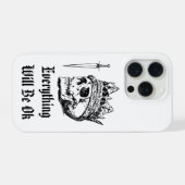 Alles wird OK iPhone 15 Pro Hülle (Rückseite (Horizontal))