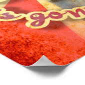 Alles wird OK sein vintage Poster (Ecke)