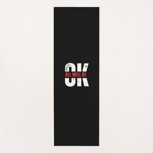 Alles wird OK sein Yogamatte (Vorderseite)