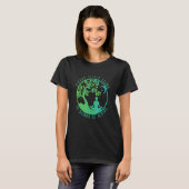 Alles wird okay sein Yoga Baum T-Shirt (Vorne ganz)