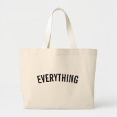Alles wirklich Big Bag-Weekender Bag-Giganten Groc Jumbo Stoffbeutel (Vorne)